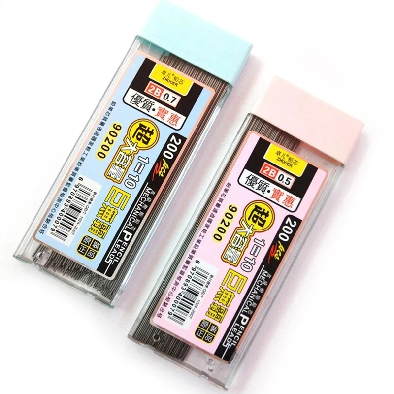Mechanical Pencil Lead - 1-6pcs Graphite Lead 2B 0.5/0.7mm Mechanical