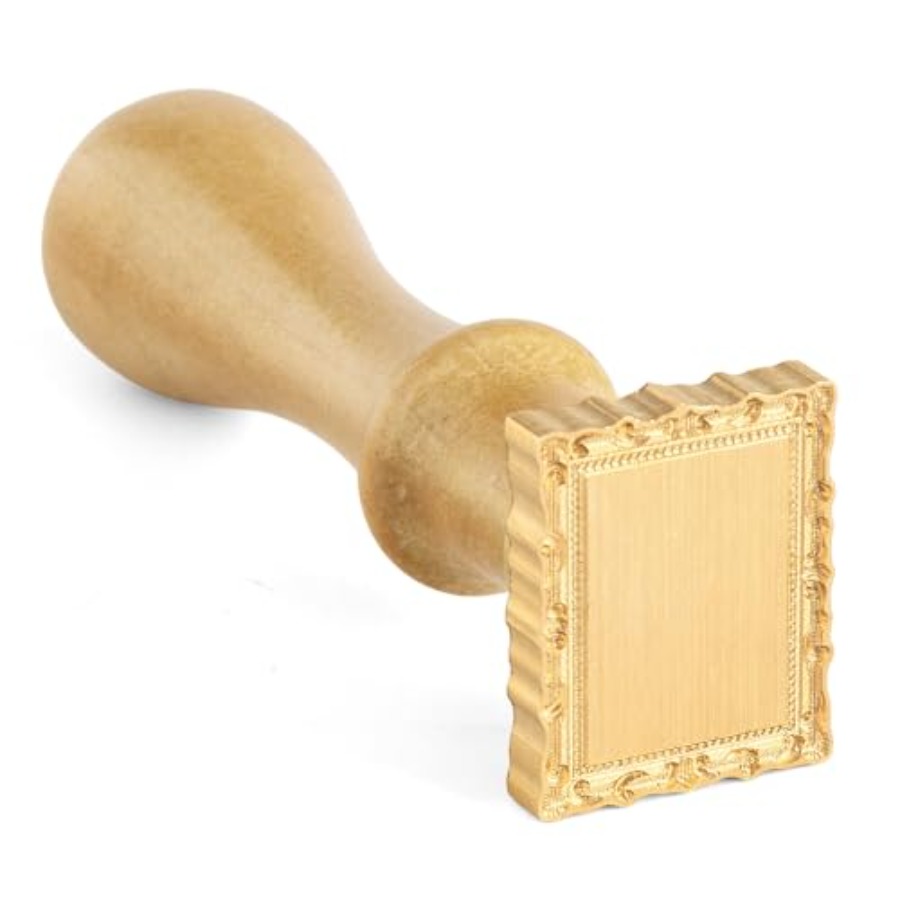 Wax Seal Stamp Kit - Frame Wax Seal Stamp, 3D Embossed