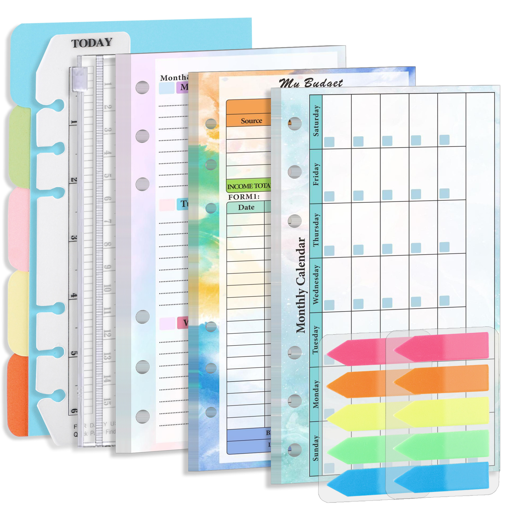 2026 NEW A6 Loose Leaf Noteboo - Planner Weekly Budget review and price