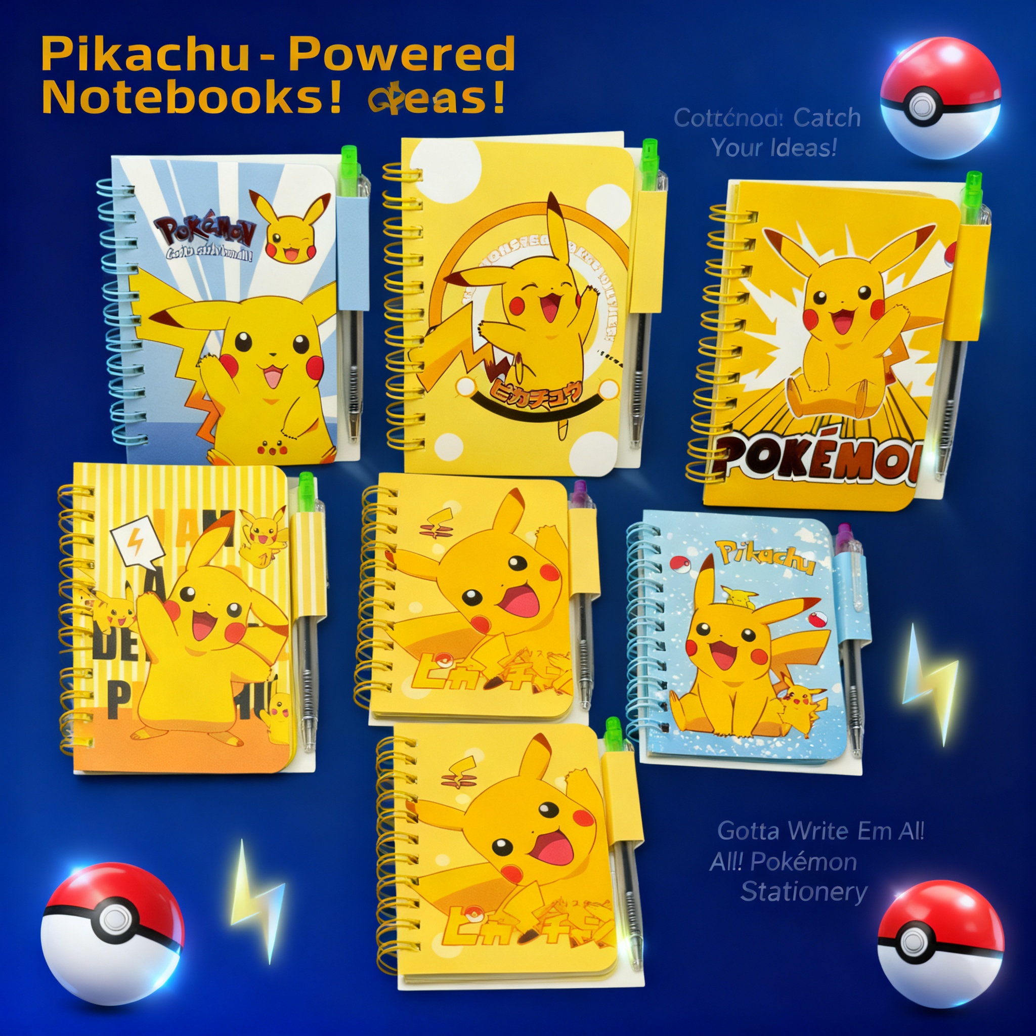 Pokemon Pikachu Cute Cartoon N - Office Stationery And Supply review and price