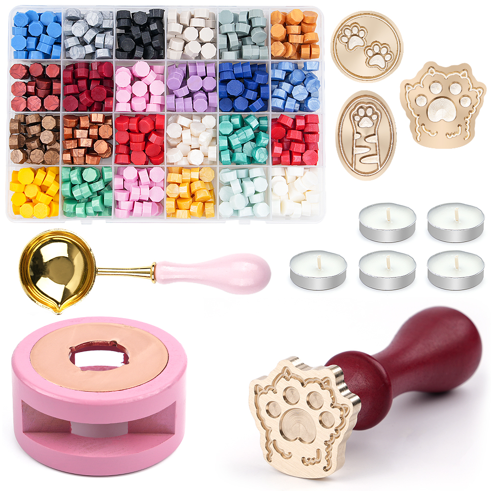 Cat Paw Wax Seal Stamp Kit wit - Wax Seal Stamp Kit review and price