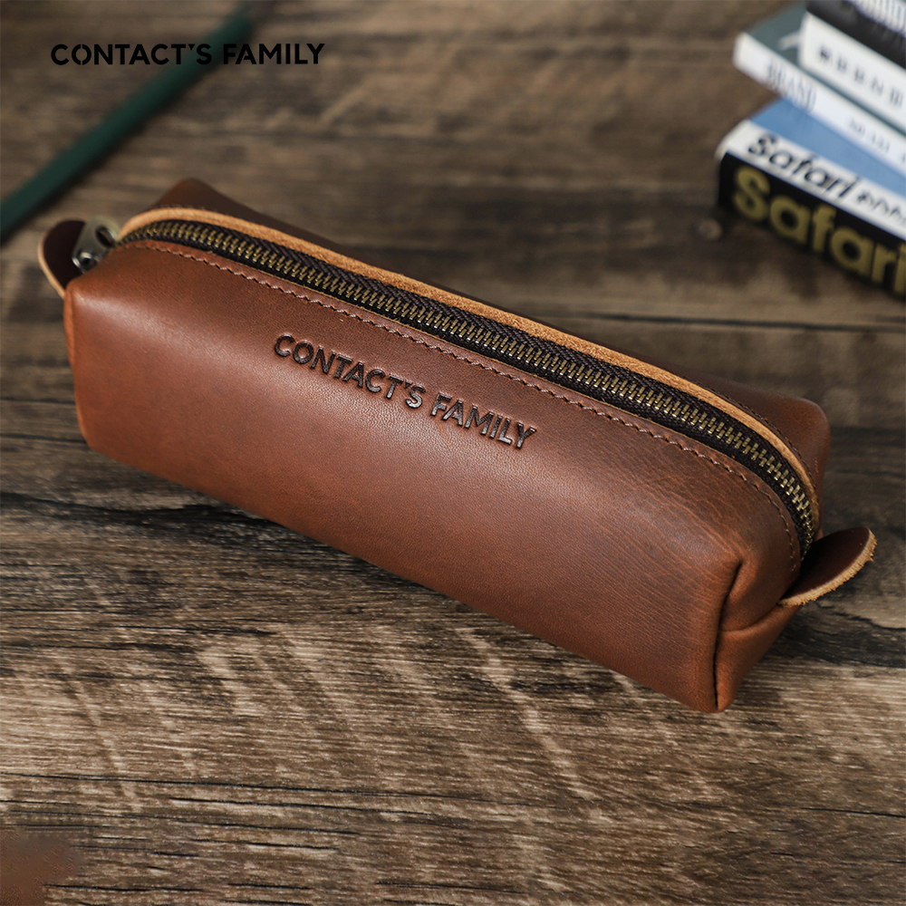 Retro Leather Pencil Case High - Stationery Supplies Business review and price