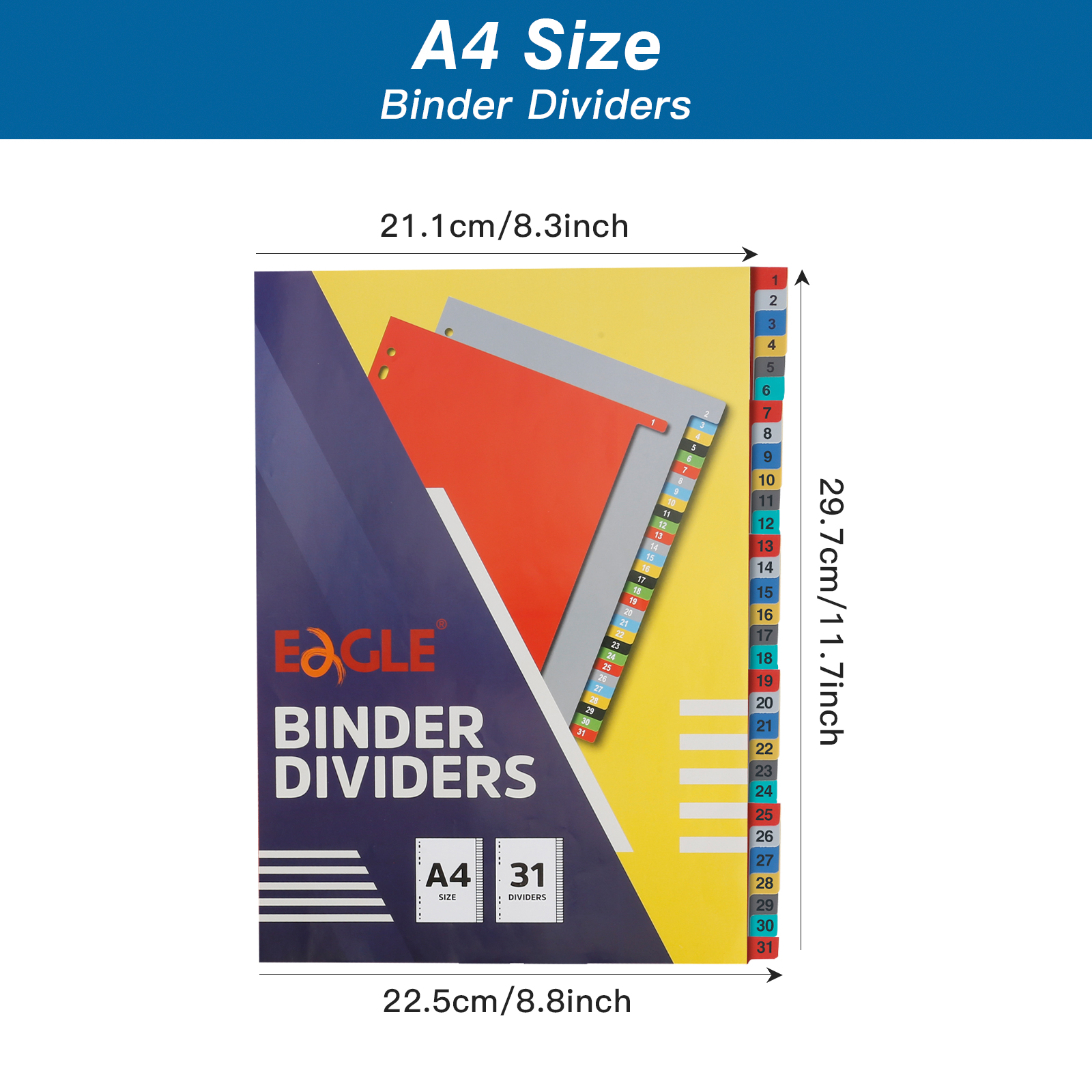 EAGLE A4 Binder Index Divider  - Index Tab Divider review and price