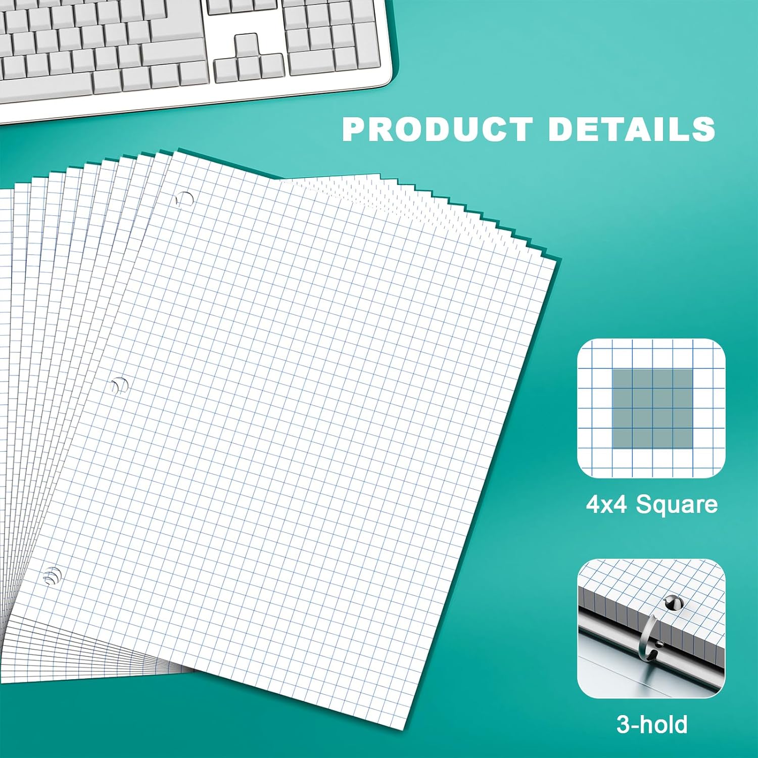 Loose Leaf Graph Paper Noteboo - Paper Punch 3 Hole review and price