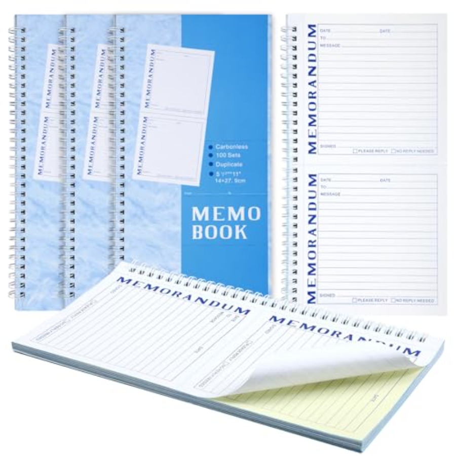 3 Pack Memorandum Book Carbon  - Carbon Copy Book review and price