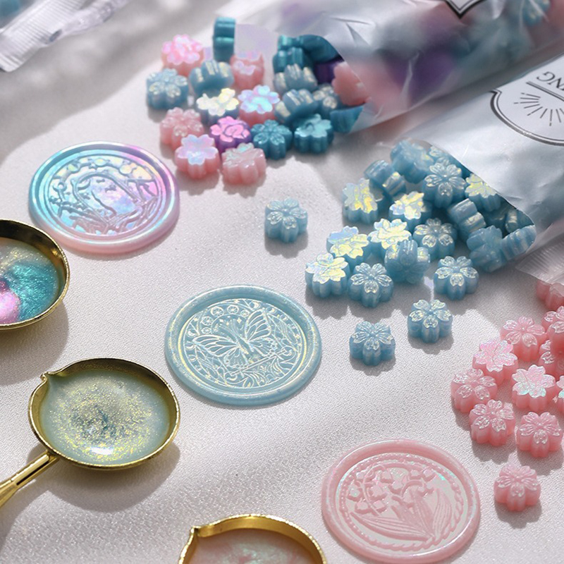 90pcs Mixed Color Glitter Saku - Wax Seal Stamp Kit review and price