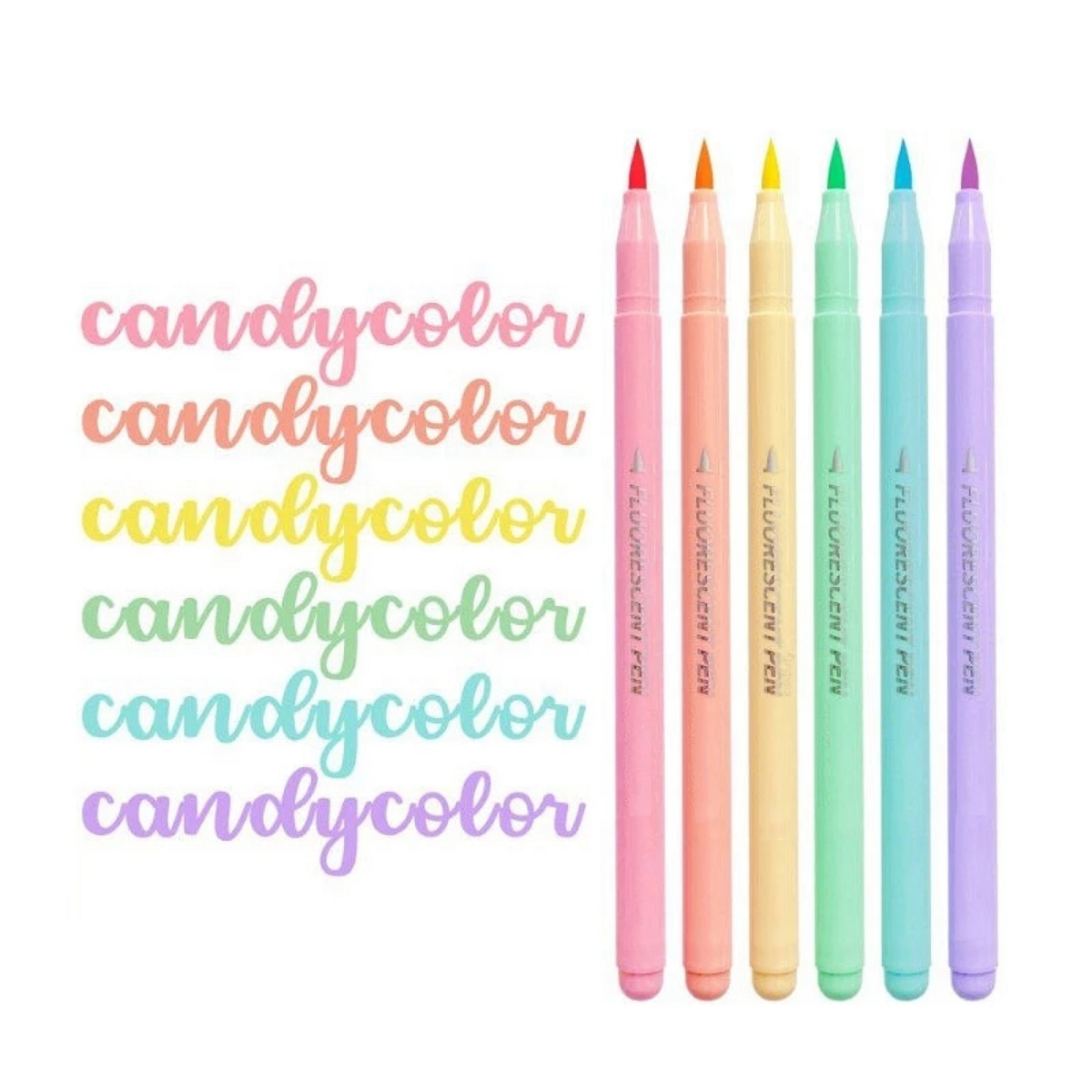 6pcs Soft Brush Fluorescence P - Highlighter Set Pastel review and price