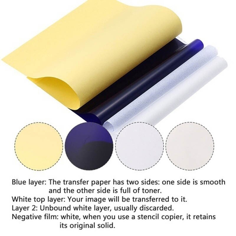5/10PCS A4 Tattoo Transfer Pap - Carbon Copy Book review and price