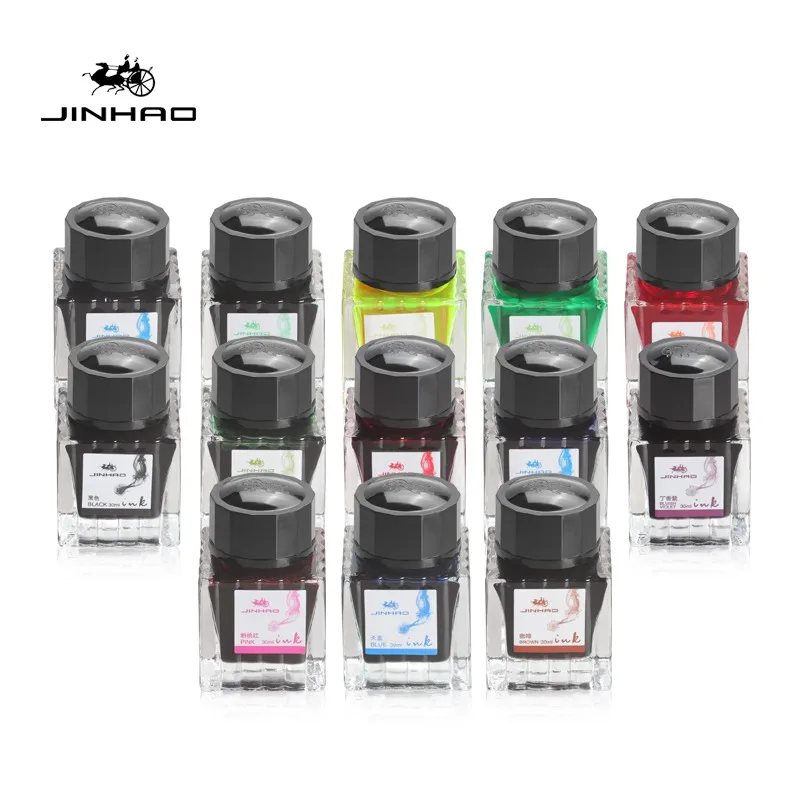 JINHAO 50/30ml Muilt Color Sig - Calligraphy Ink Bottle review and price