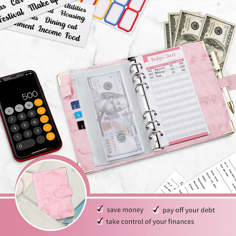A6 Budget Binder with Cash Env - Planner Weekly Budget review and price