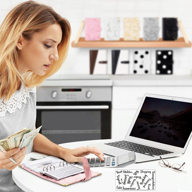 A6 Budget Binder with Cash Env - Planner Weekly Budget review and price