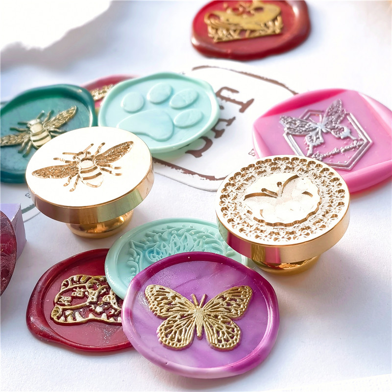 Wax Seal Stamp head butterfly  - Wax Seal Stamp Kit review and price