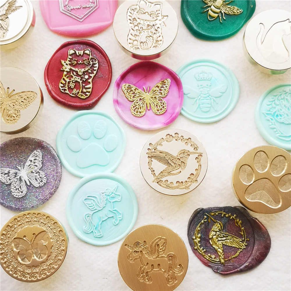 Wax Seal Stamp head butterfly  - Wax Seal Stamp Kit review and price