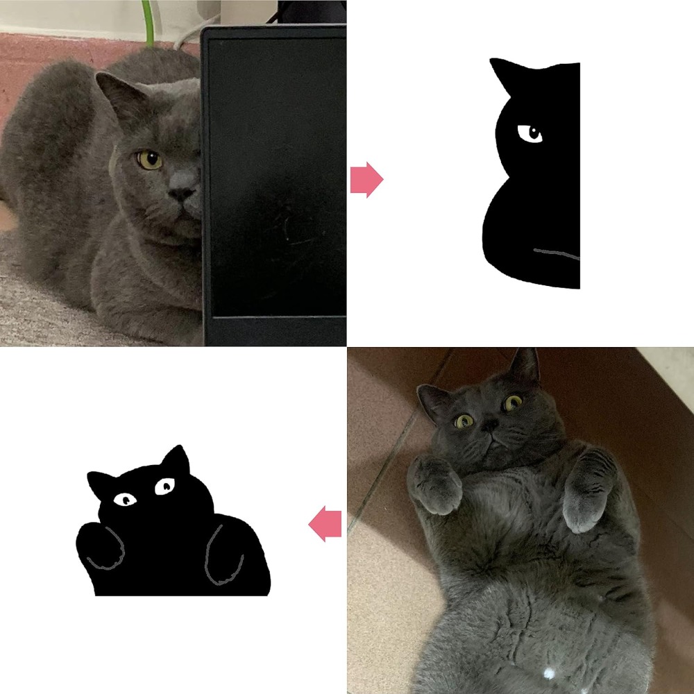 6 Cute Cat Magnetic Bookmarks  - Paperclip Magnetic Set review and price