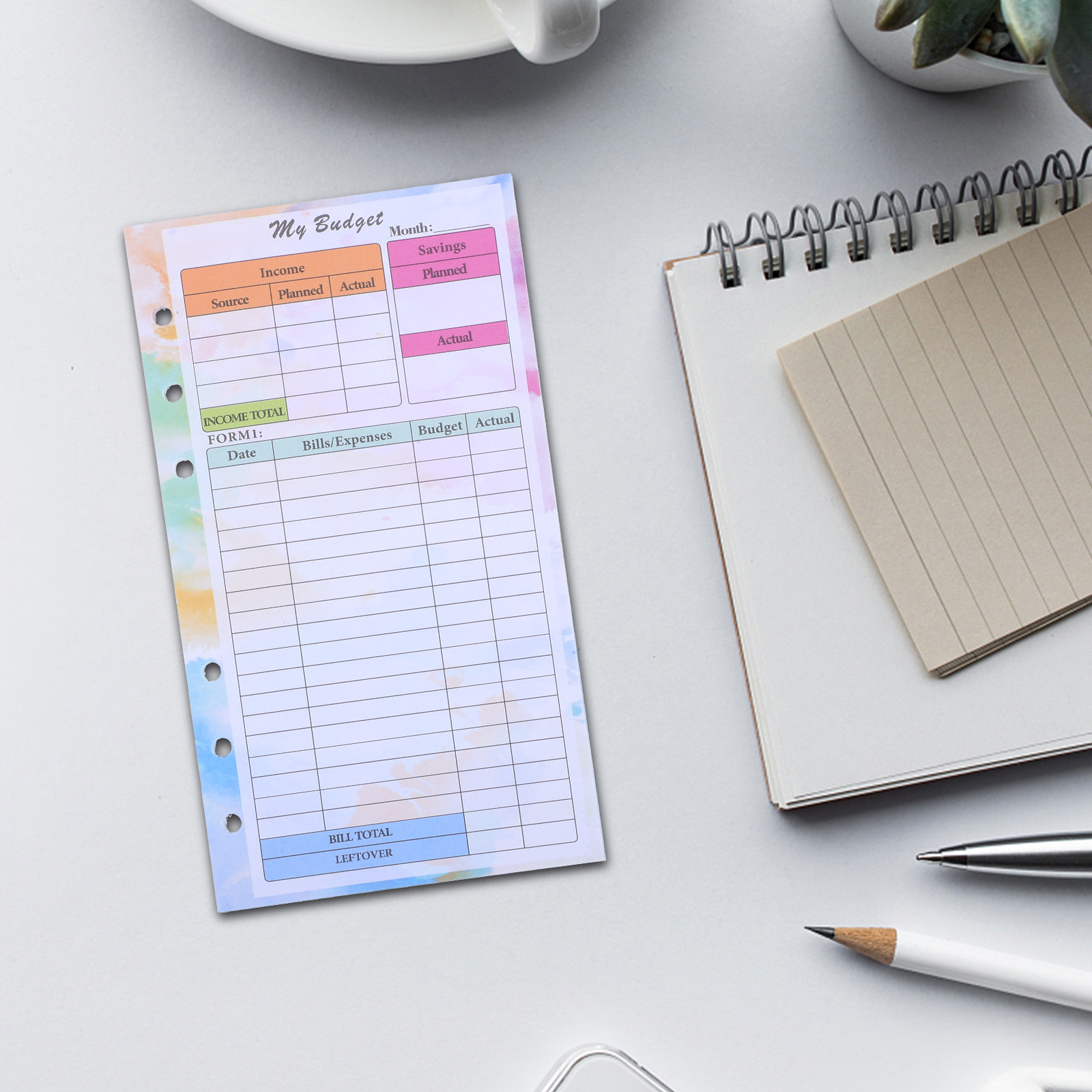 14 Sheets A6 Budget Planner Re - Planner Weekly Budget review and price