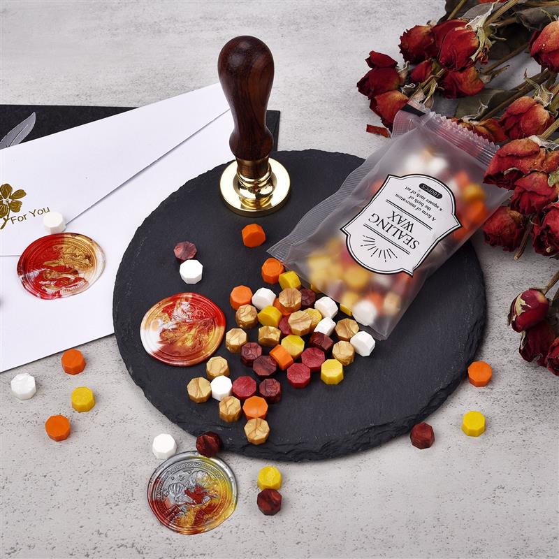 100Pcs Retro Sealing Wax Color - Wax Seal Stamp Kit review and price