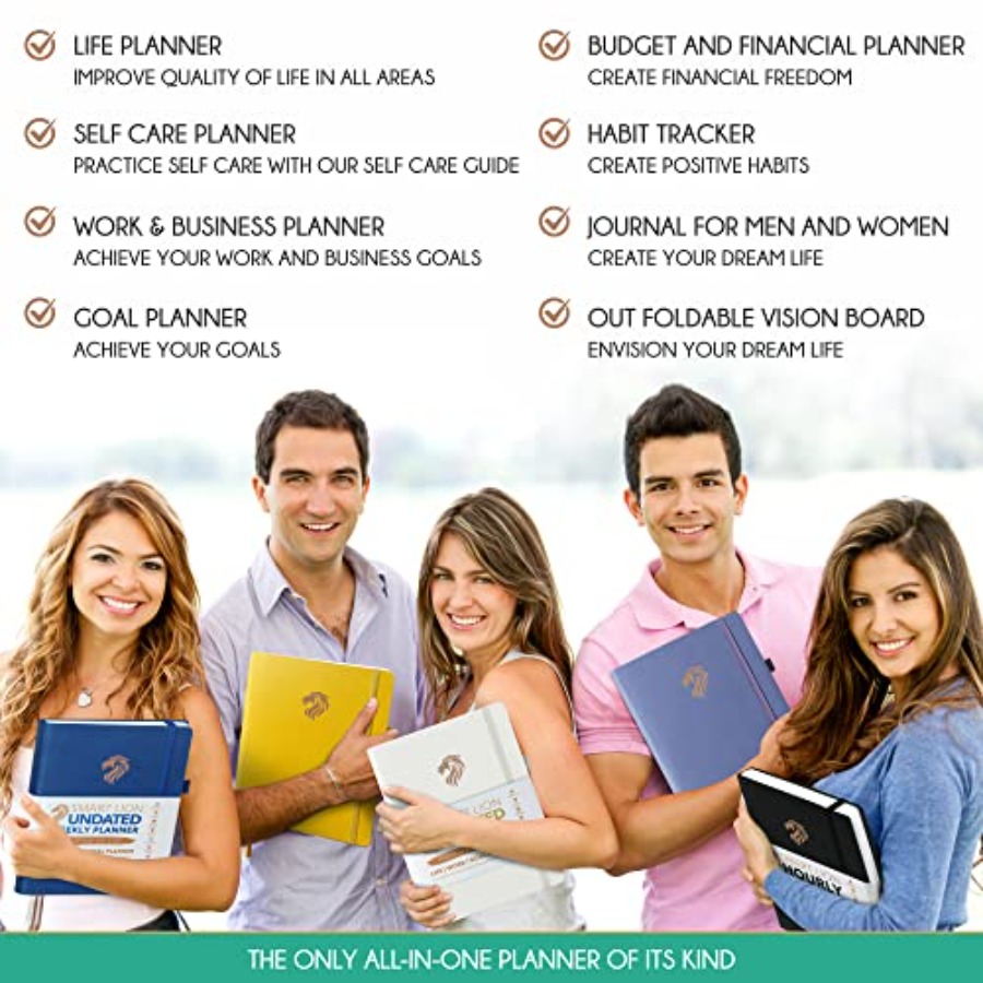 Journal for Men - Undated Dail - Planner Weekly Budget review and price