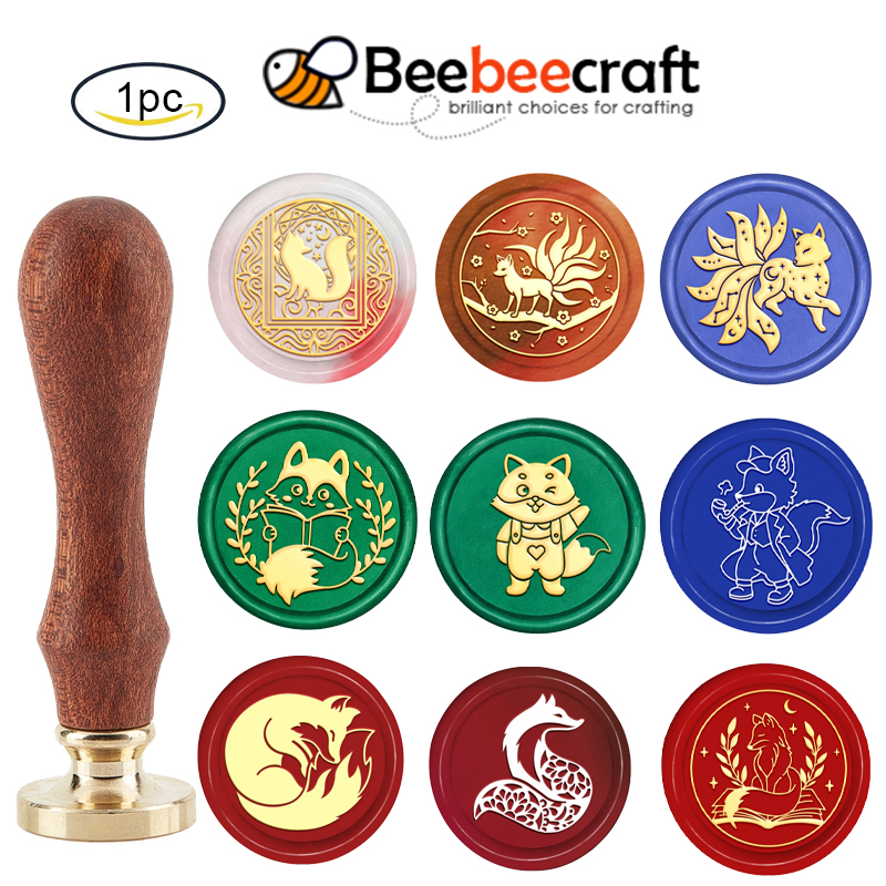 1PC Fox Moon Wax Seal Stamps R - Wax Seal Stamp Kit review and price