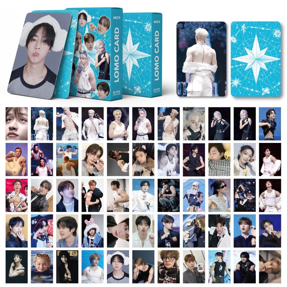 55PCS KPOP new Stray Kids Albu - Cardstock Paper Pack review and price