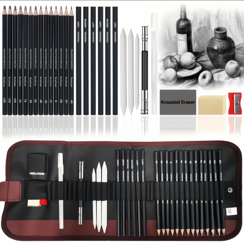 29-Piece Sketching Art Set for - Highlighter Set Pastel review and price