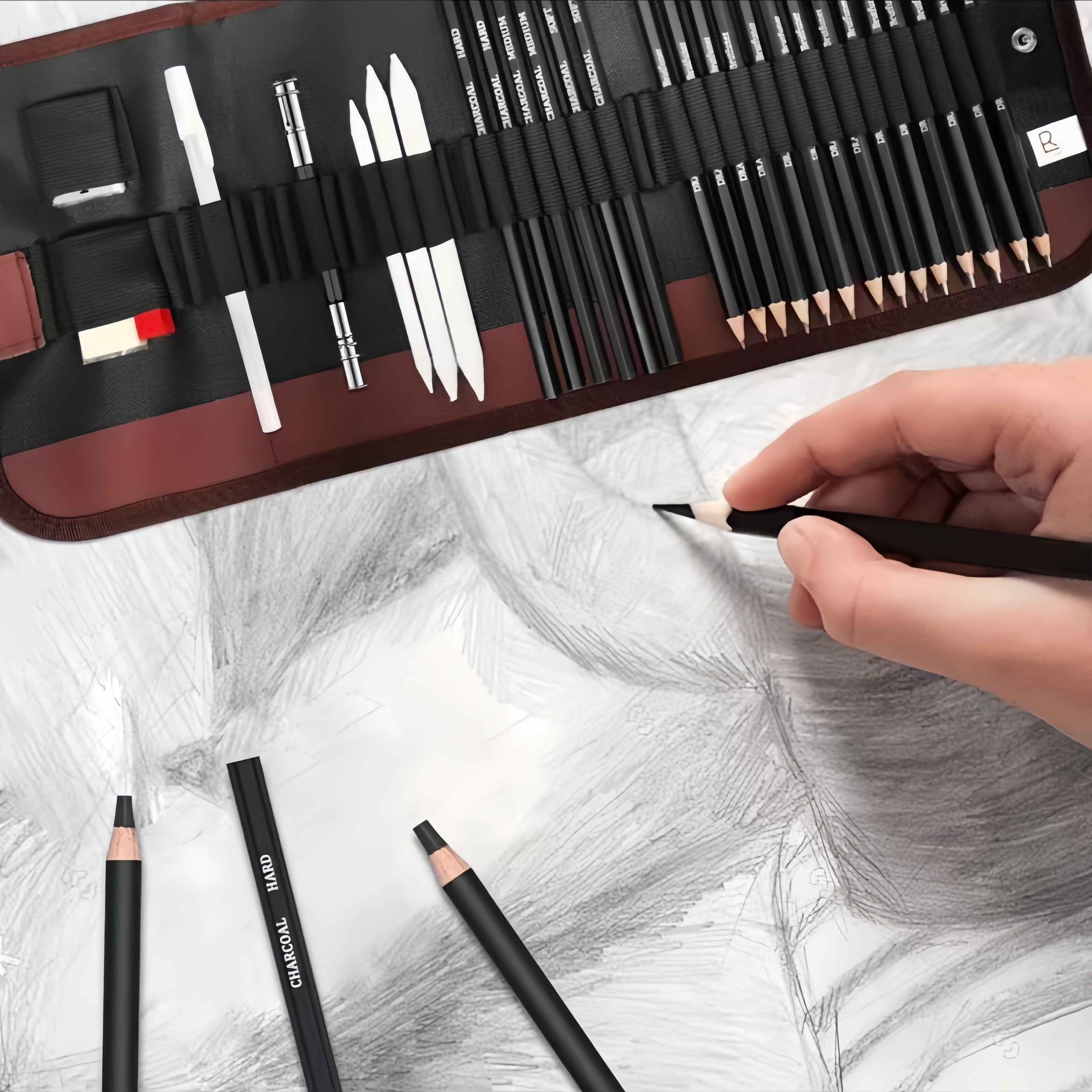 29-Piece Sketching Art Set for - Highlighter Set Pastel review and price