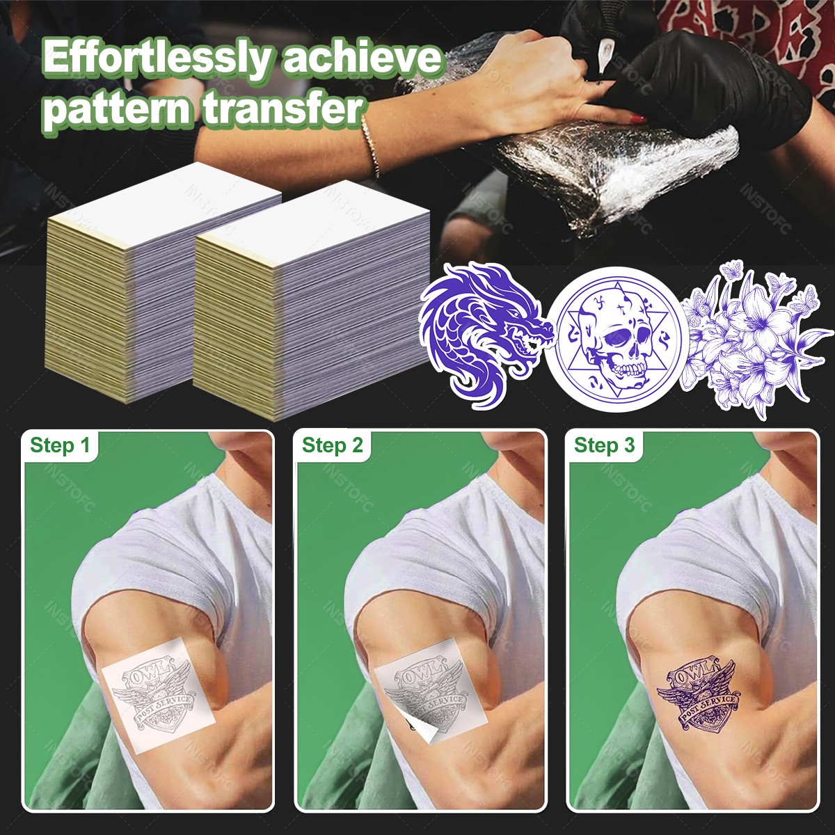 Mini Tattoo Paper Carbon 53mm  - Carbon Copy Book review and price