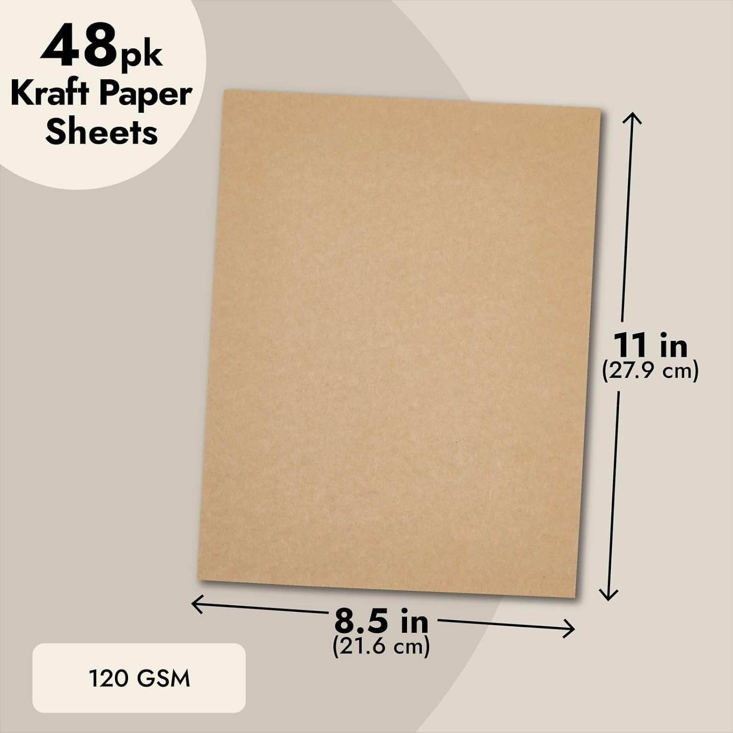 Kraft Paper Cardstock 8.5x11 1 - Cardstock Paper Pack review and price