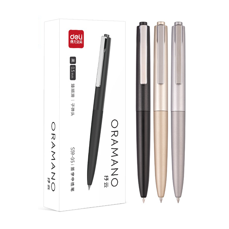 Deli 3pcs 0.5mm/0.7mm Black In - Stationery Supplies Business review and price