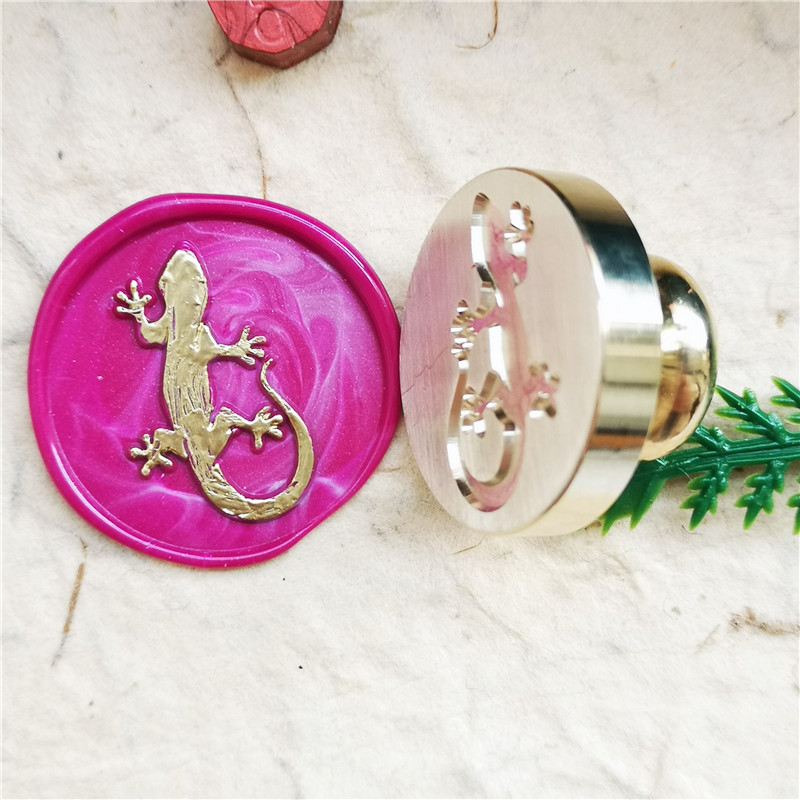 gecko Sealling Wax Stamp THE g - Wax Seal Stamp Kit review and price