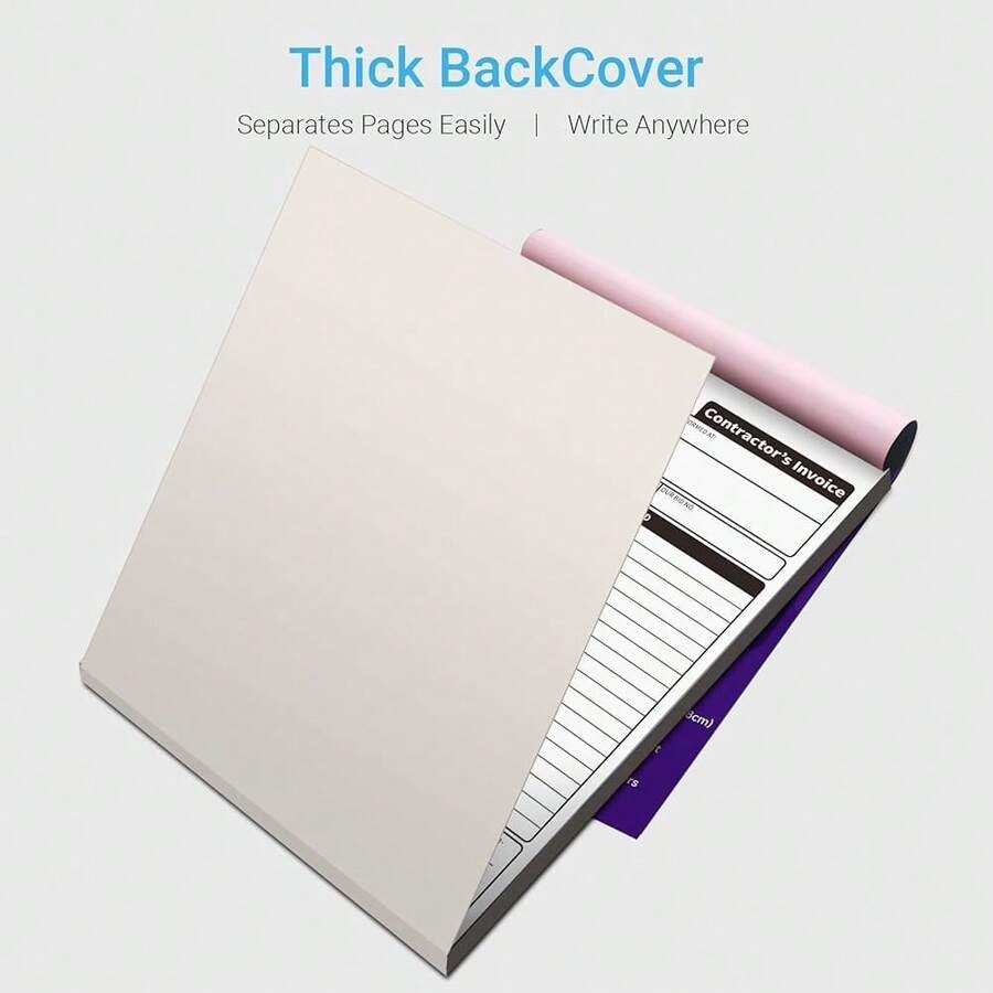 Carbonless Contractor Invoice  - Carbon Copy Book review and price