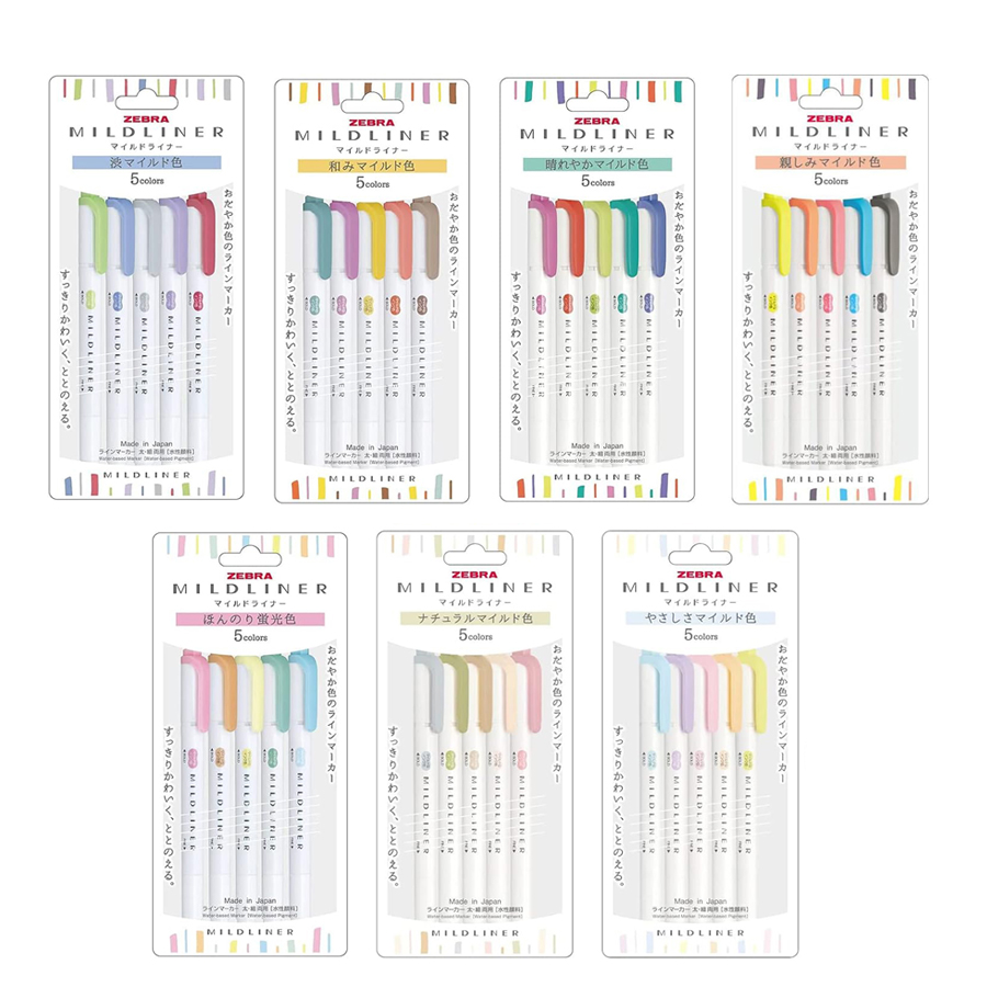 Japan ZEBRA Highlighter Pen Ne - Highlighter Set Pastel review and price
