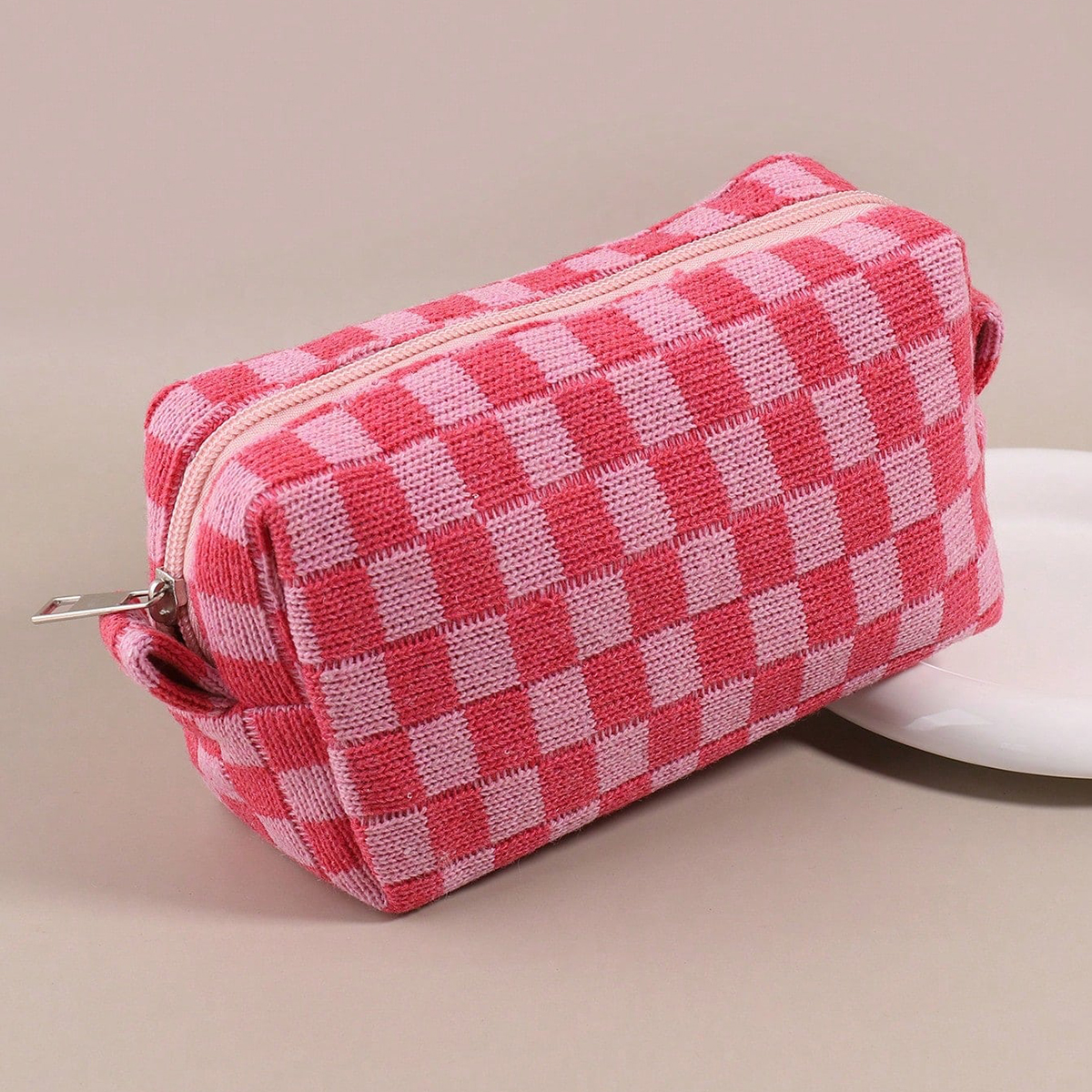 1PC Pink Checkered Single-Laye - Stationery Office Supply Store review and price