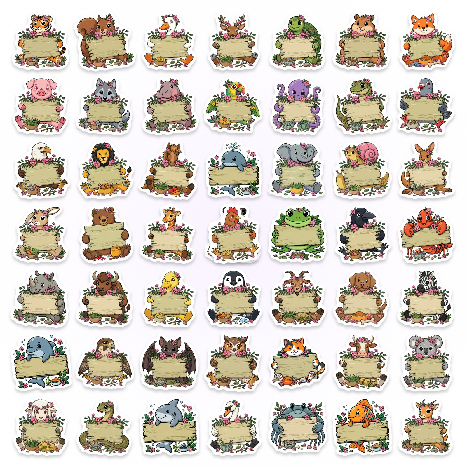 50/100Pcs HD Watercolor Forest - Paper Deal Stationery & Office Supply review and price