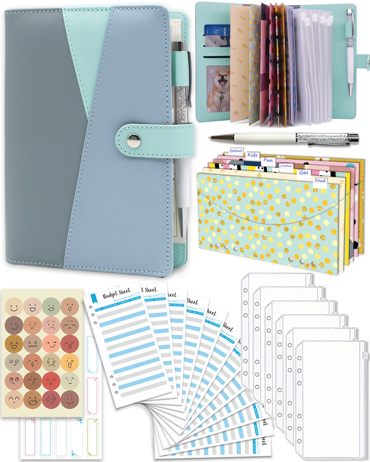 Budget Binder with Zipper Enve - Index Tab Divider review and price