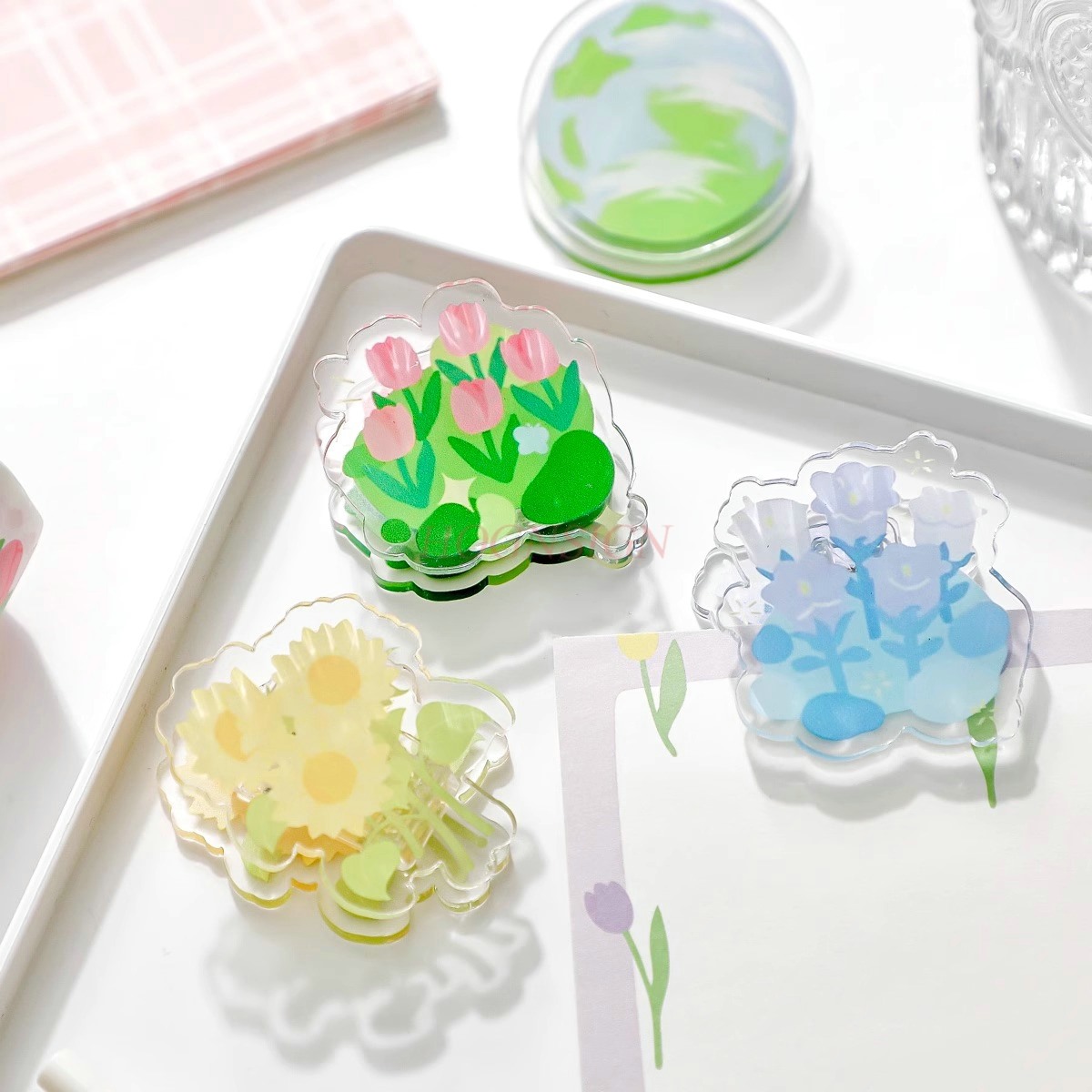 1pcs Afternoon Garden Acrylic  - Office Stationery And Supply review and price