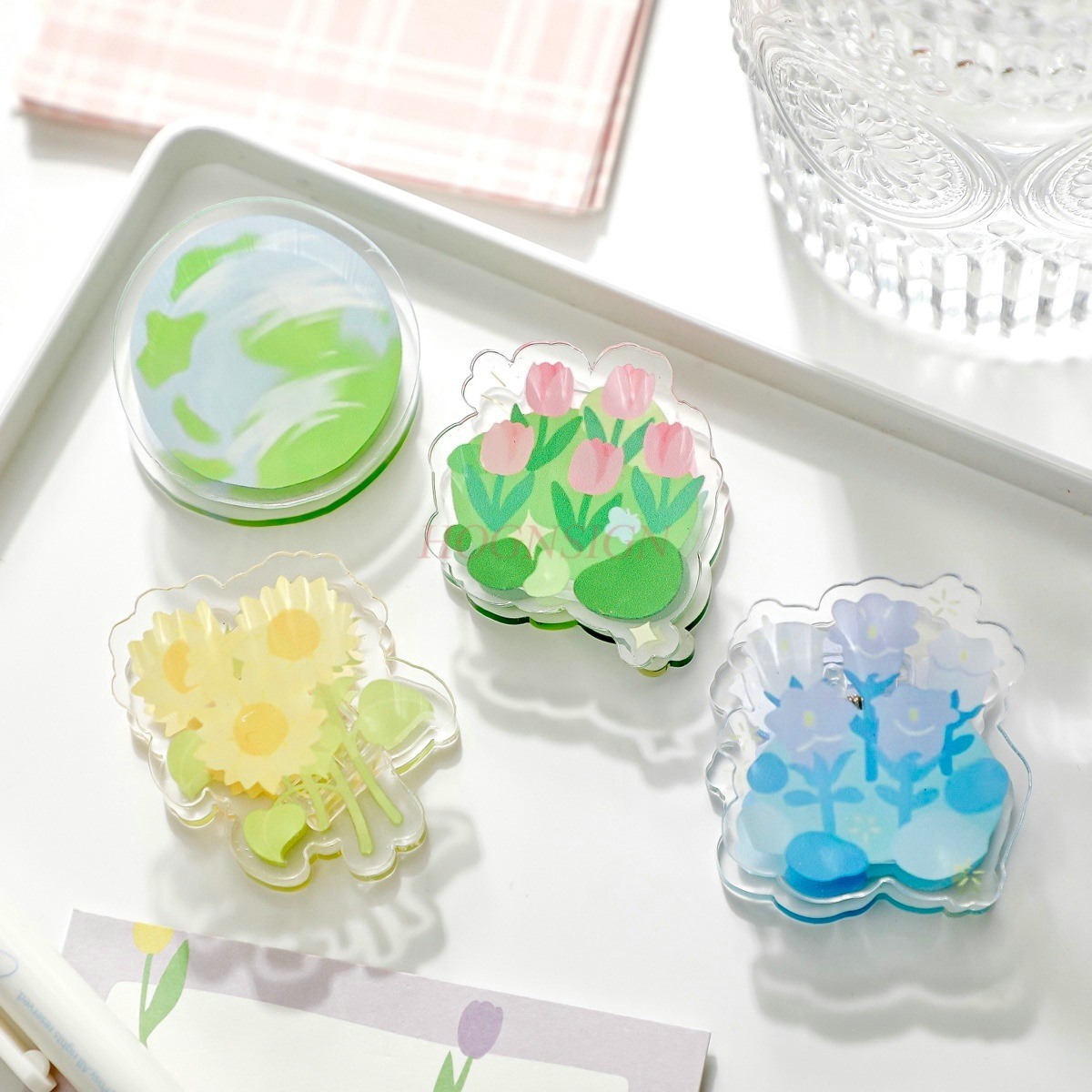 1pcs Afternoon Garden Acrylic  - Office Stationery And Supply review and price