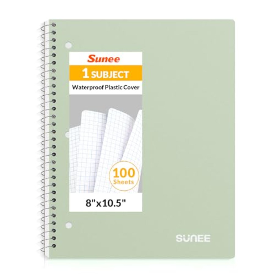 Spiral Notebook, 1-Subject, Gr - Paper Punch 3 Hole review and price