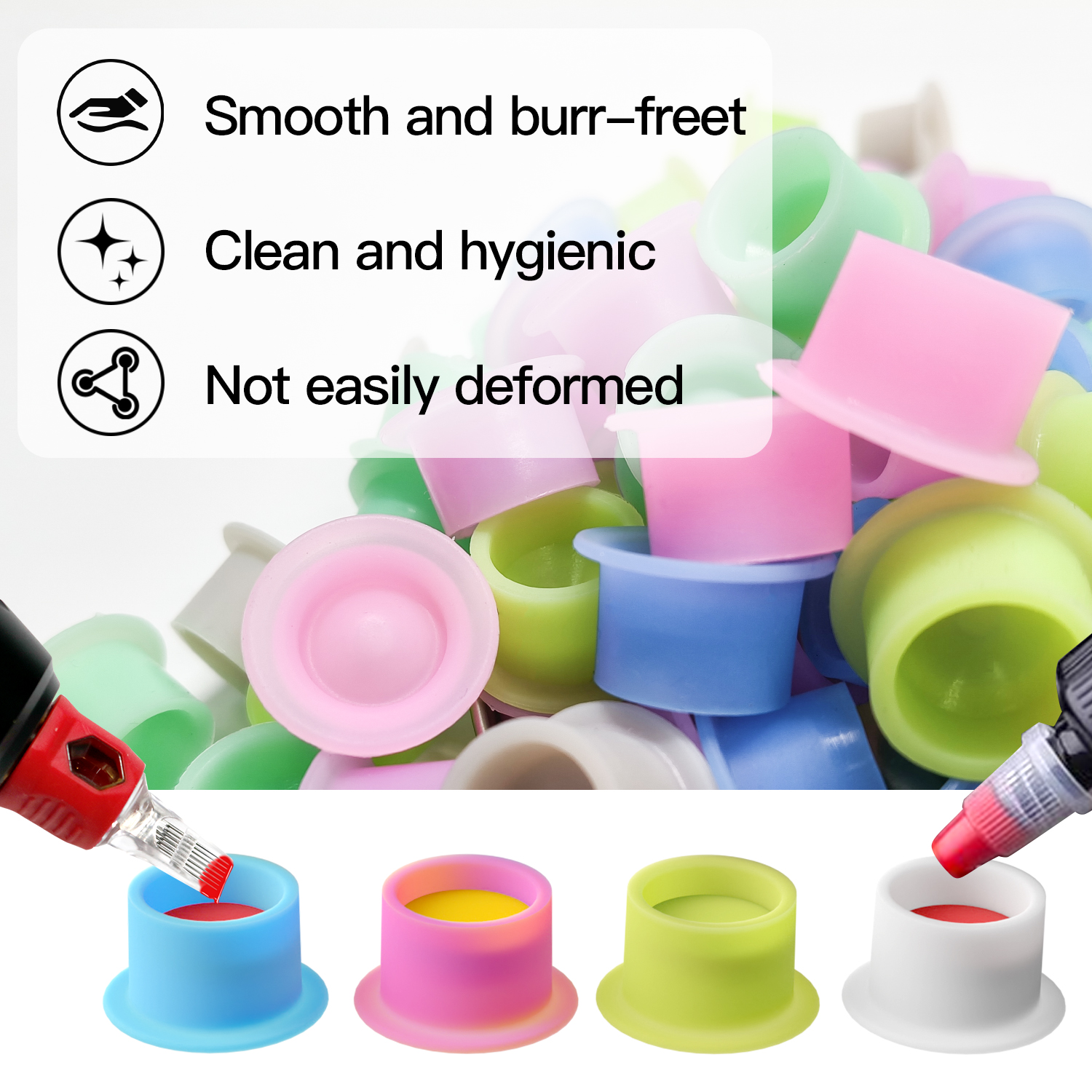 100Pcs Disposable Canned Silic - Calligraphy Ink Bottle review and price