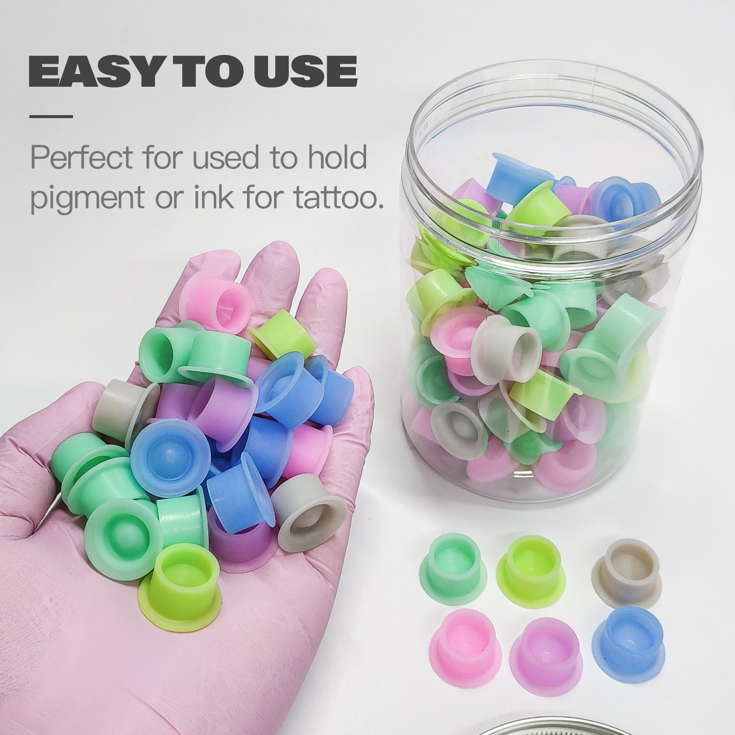100Pcs Disposable Canned Silic - Calligraphy Ink Bottle review and price