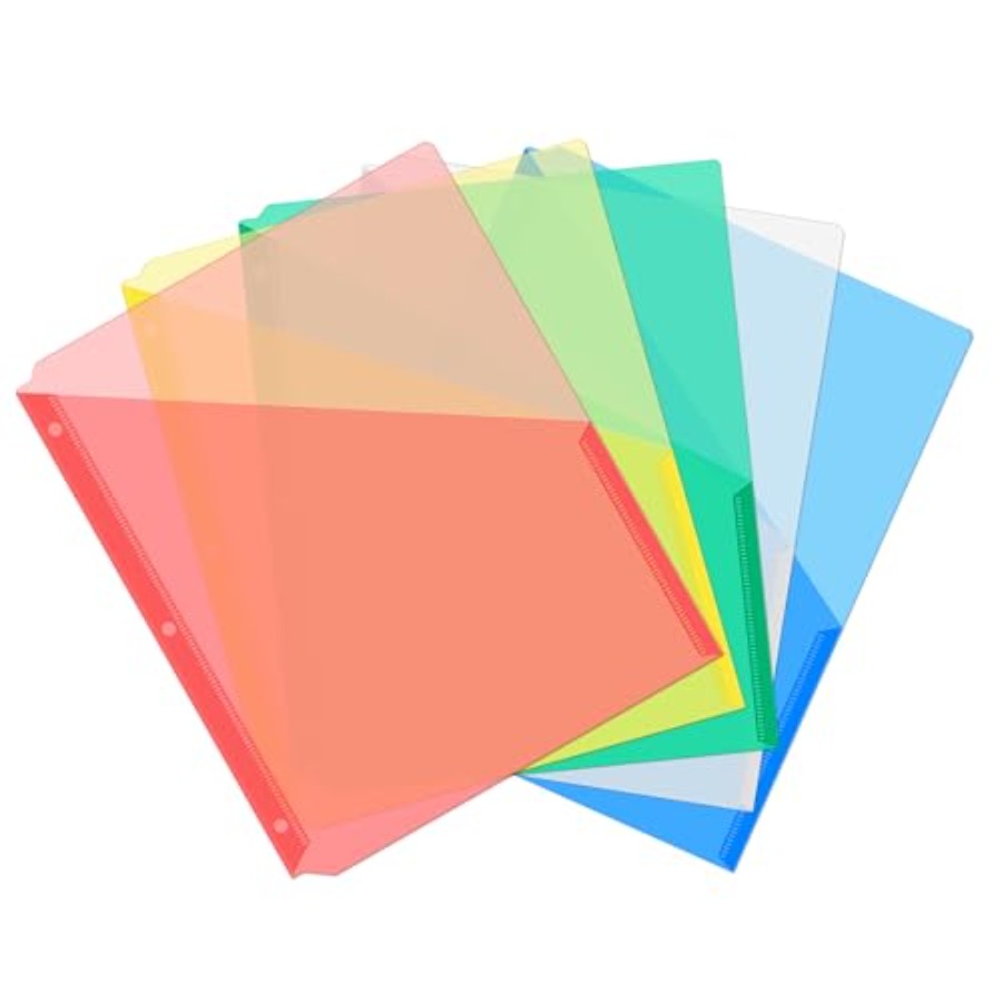 5 Pack Binder Pockets 3 Hole P - Paper Punch 3 Hole review and price