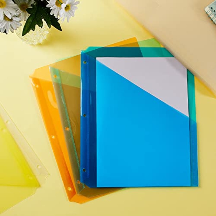 5 Pack Binder Pockets 3 Hole P - Paper Punch 3 Hole review and price