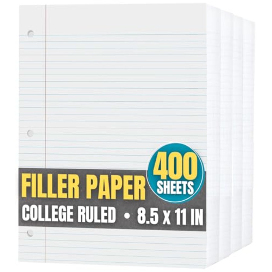 Loose Leaf Paper College Ruled - Paper Punch 3 Hole review and price
