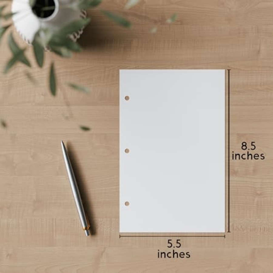 Half Letter Blank Paper, 3-Hol - Paper Punch 3 Hole review and price
