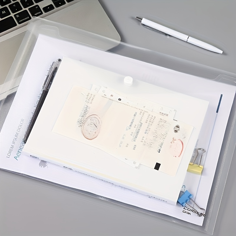 10pcs Transparent A4 Folders C - Office Stationery And Supply review and price