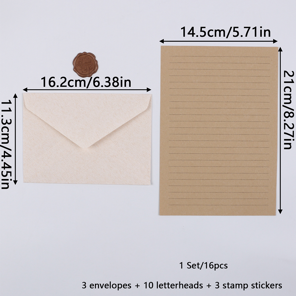 Stationery Set with Envelopes  - Wax Seal Stamp Kit review and price