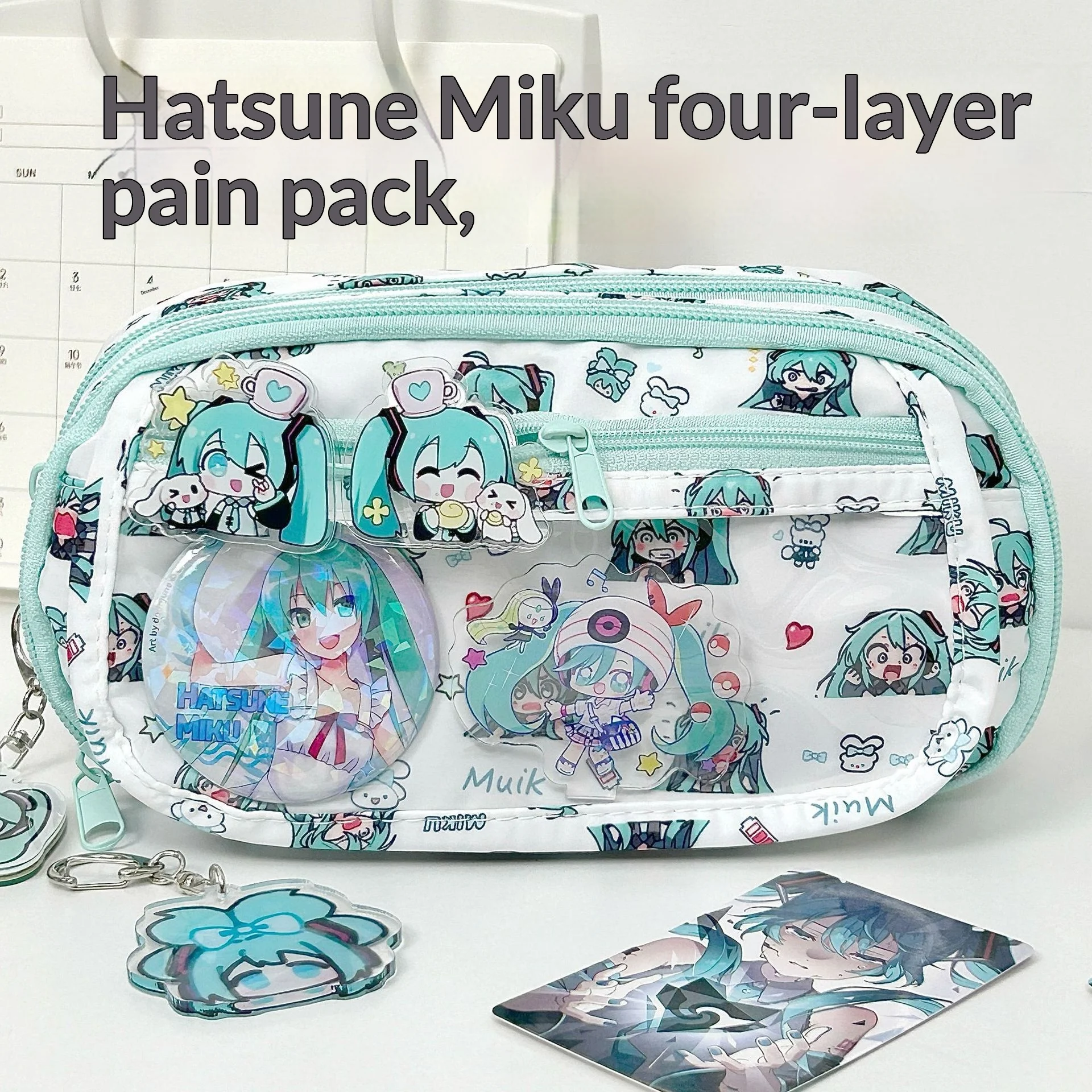 Hatsune Miku Cute Large Capaci - Pencil Case Large review and price