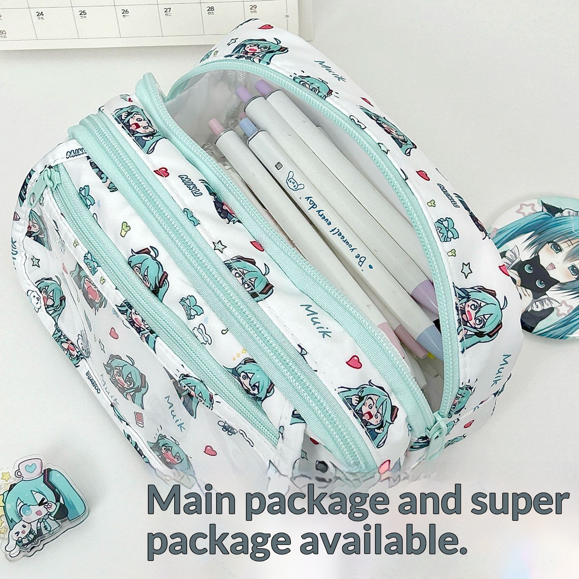Hatsune Miku Cute Large Capaci - Pencil Case Large review and price