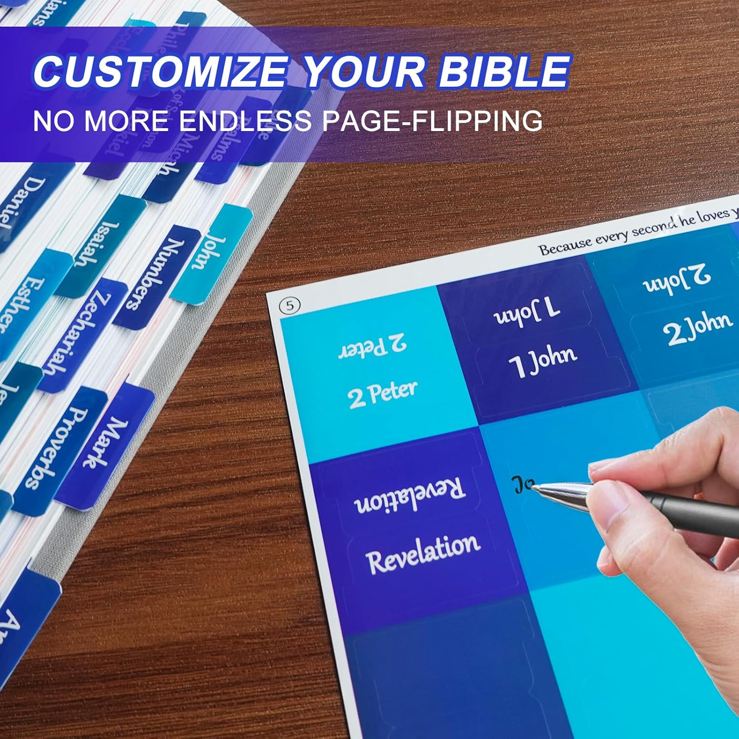 Bible Tabs for Women and Men E - Index Tab Divider review and price