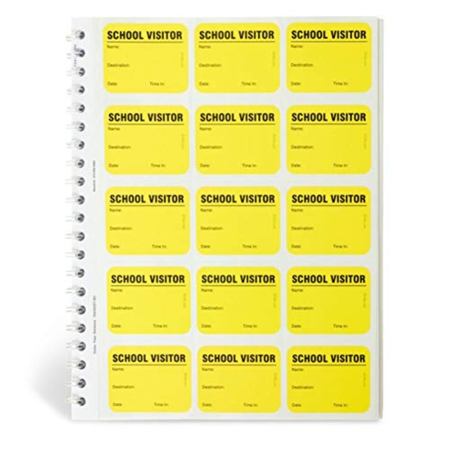 School Visitor Log Book Spiral - Carbon Copy Book review and price